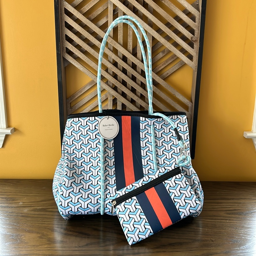 Babe + Birdie Neoprene tote bag. Never used.